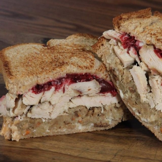 The Thanksgiving Sandwich Individual.